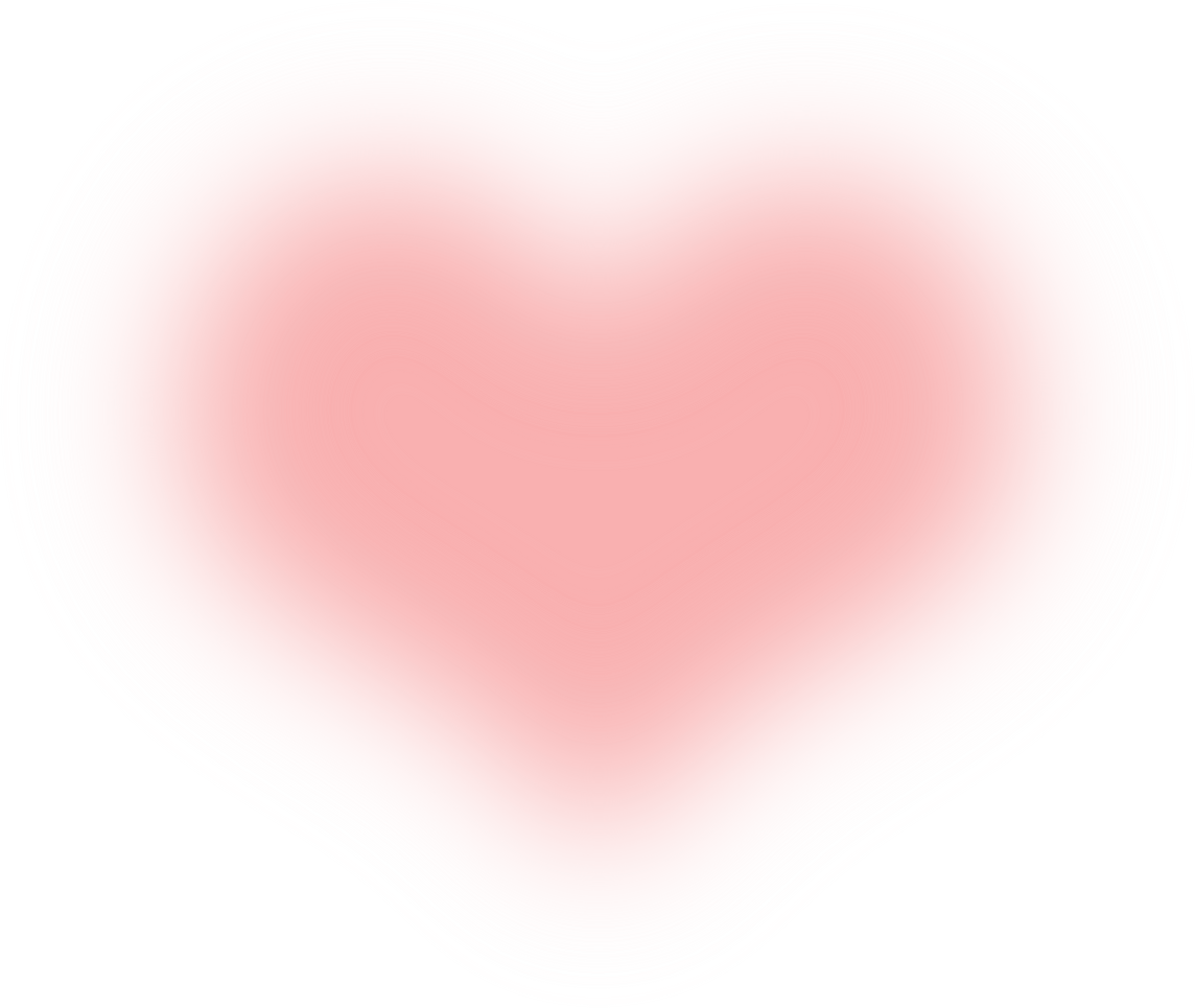 transparent pink heart